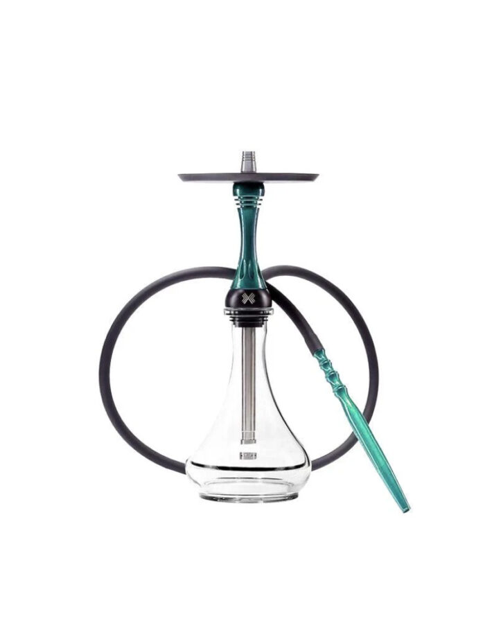 Narghilea Alpha Hookah - Dark Blue + Vas Narghilea