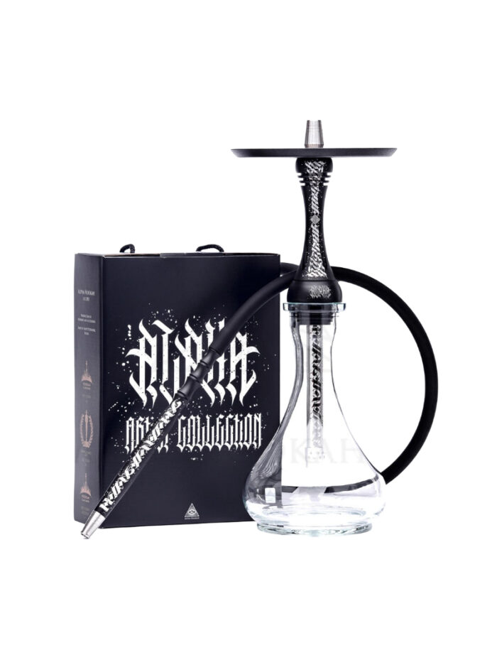 Narghilea Alpha Hookah - Artist Black Matt + Vas Narghilea