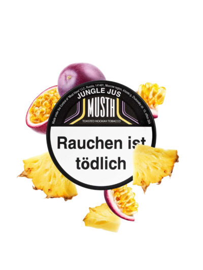 Tutun Narghilea Musth Jungle Jus 125g - Ananas,Fructul Pasiuni