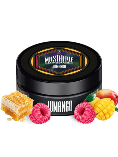Tutun Narghilea Musth Jumango 125g - Miere,Zmeura,Mango