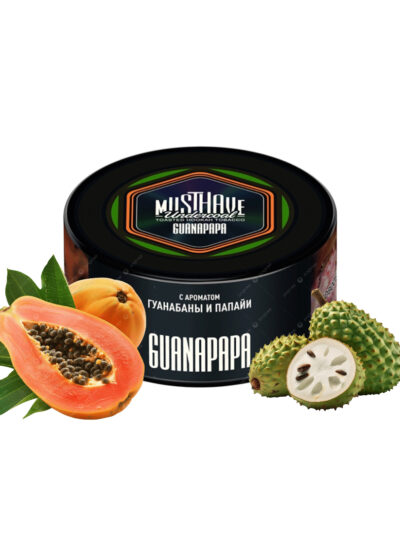 Tutun Narghilea Musth Guanapapa 125g - Papaya, Guanabana