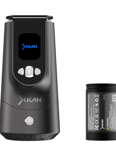Creuzet Electric Narghilea XKAH Pro Black – Fără Cărbuni, Control Digital Temperatură & Aromă Pură