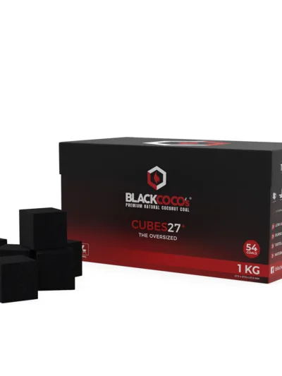 CARBUNI NARGHILEA BLACK COCOS 1KG 27mm