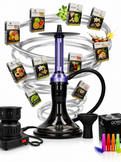 Kit complet Narghilea El Badia Fusion Violet