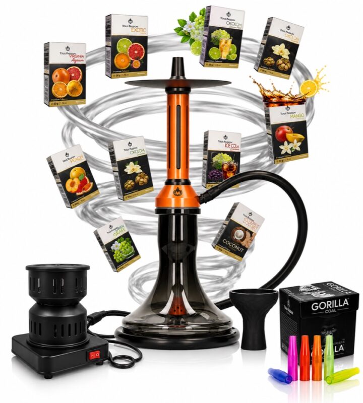 Kit complet Narghilea El Badia Fusion Orange