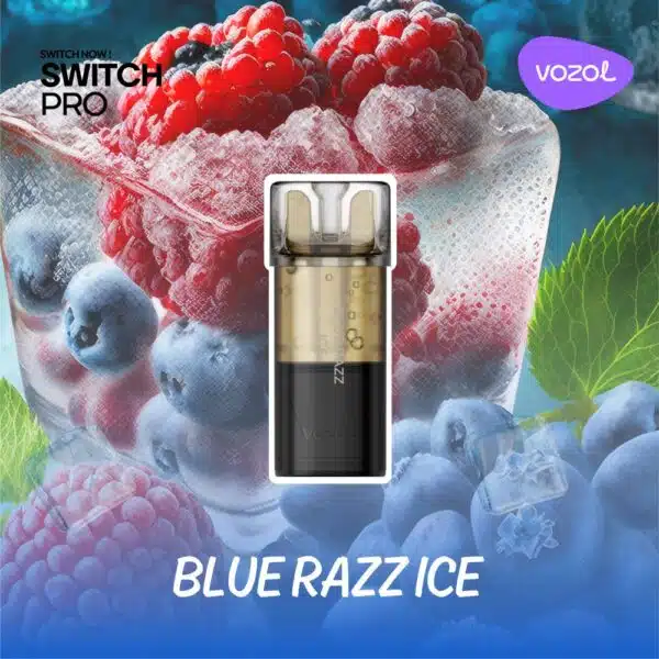 Cartus Vozol SWITCH PRO Blue Razz Ice - imagine 2