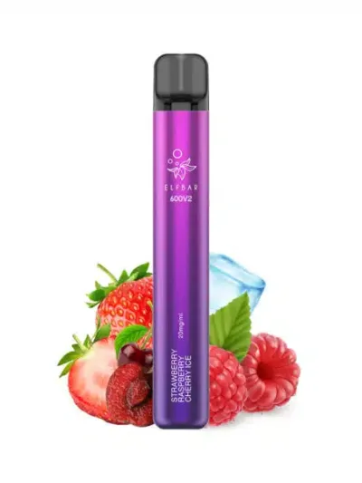 ELF BAR 600V2 Strawberry Raspberry Cherry Ice