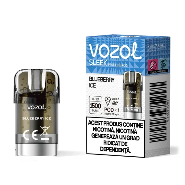 Cartus Vozol SLEEK Blueberry Ice