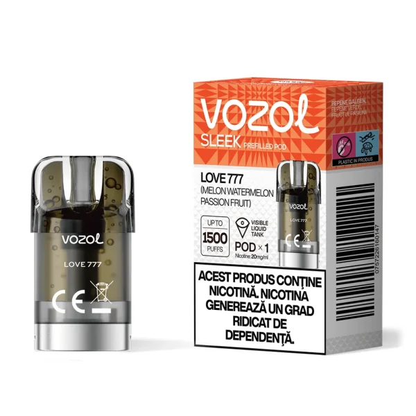 Cartus Vozol SLEEK Love 777 (Melon Watermelon Passion Fruit)