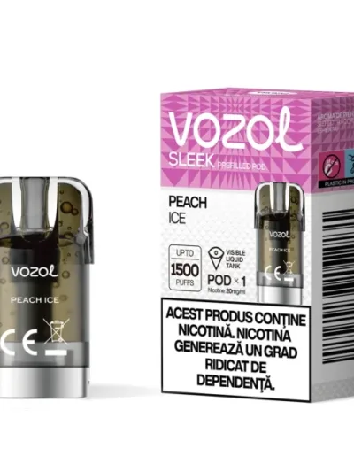 Cartus Vozol SLEEK Peach Ice