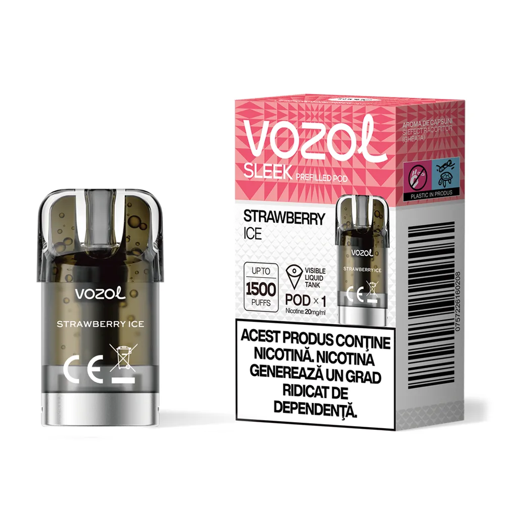 Cartus Vozol SLEEK Strawberry Ice