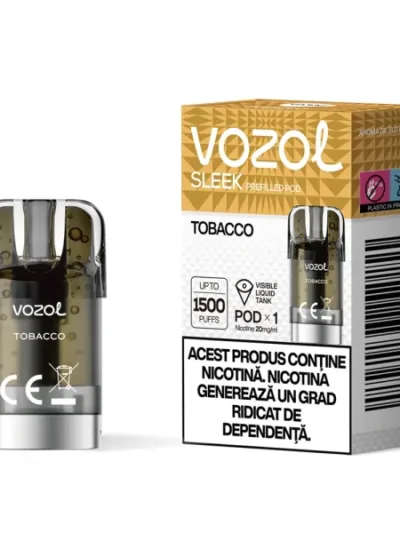 Cartus Vozol SLEEK Tobacco