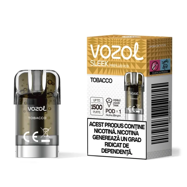 Cartus Vozol SLEEK Tobacco
