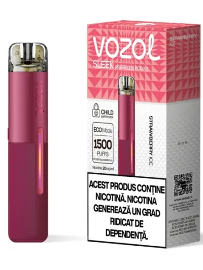 Kit Vozol SLEEK Strawberry Ice