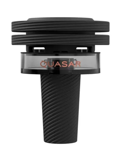 Creuzet QUASAR Raas 2 Black cu corp negru și bol fumuriu