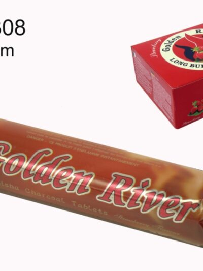 Cărbuni narghilea Golden River cu autoaprindere – 33 mm, 10 tablete